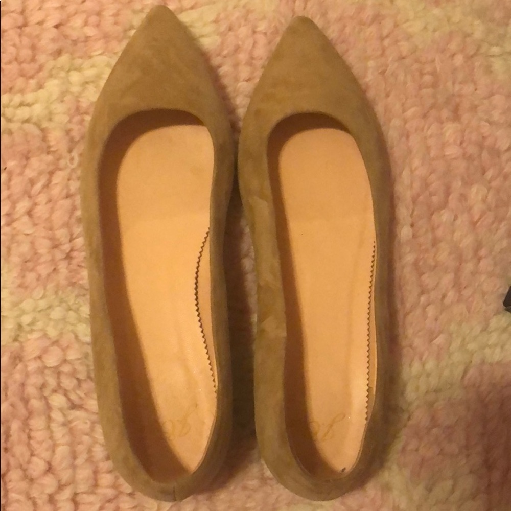 J.Crew suede flat
